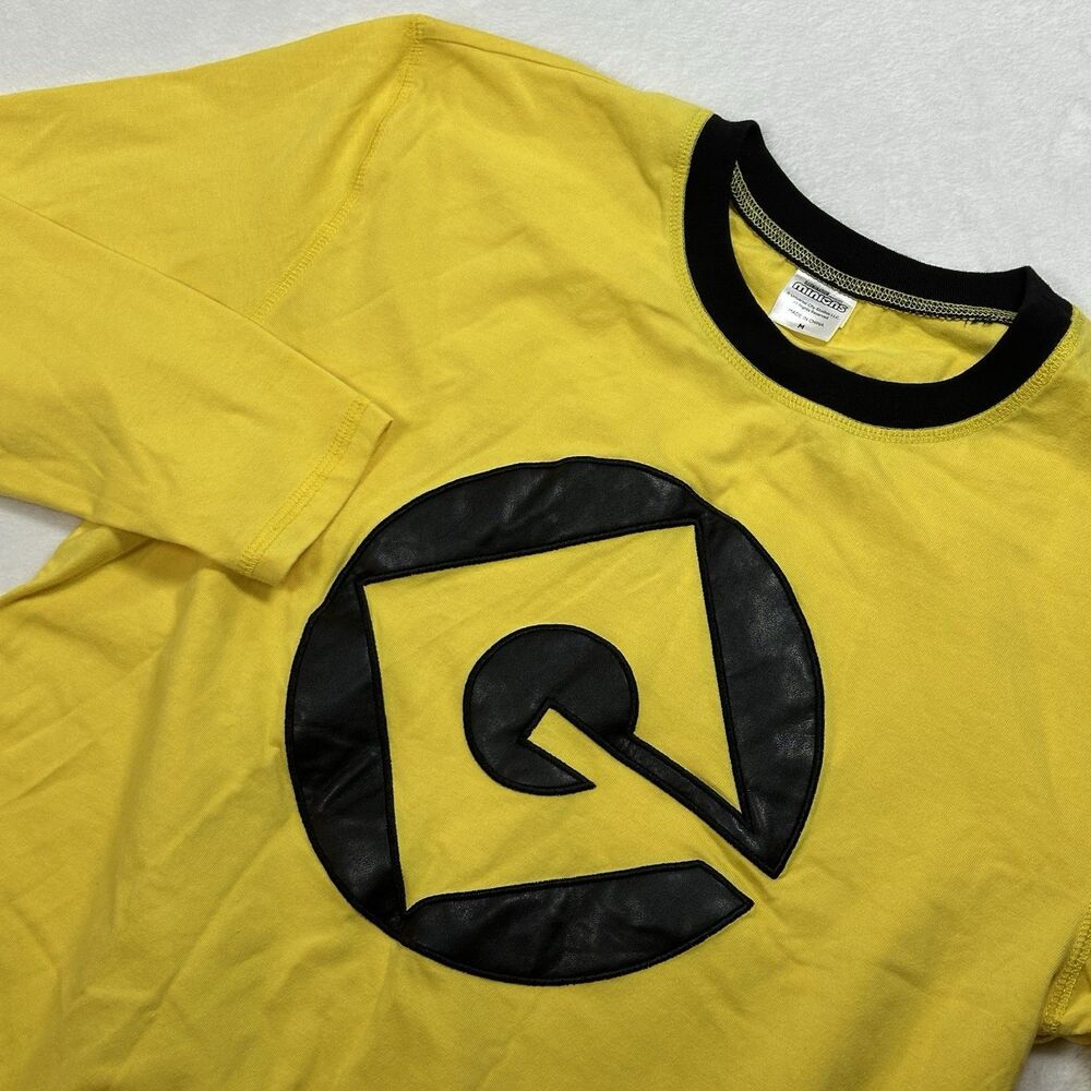 Spirit Minions‎ Long Sleeve Costume Shirt Adult Medium Yellow Universal Studios